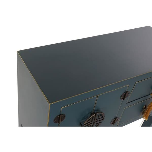 blå gran konsol trä mdf (63 x 26 x 83 cm)