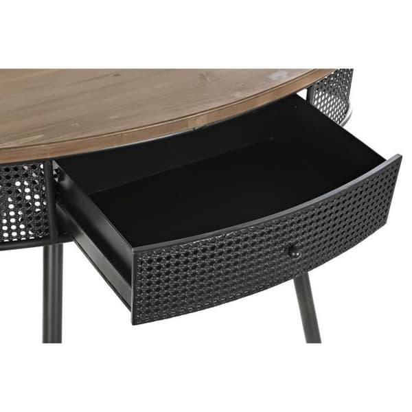 konsol loft stil svart, brun konsol 90,5 cm - Färg: BRUN