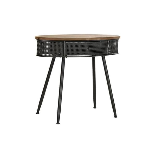 konsol loft stil svart, brun konsol 90,5 cm - Färg: BRUN