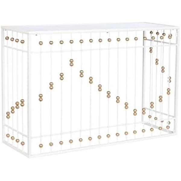 Extramöbler - HOME ESPRIT - Golden White - 120 x 40 x 80 cm - Flerfärgad - Små komplementmöbler