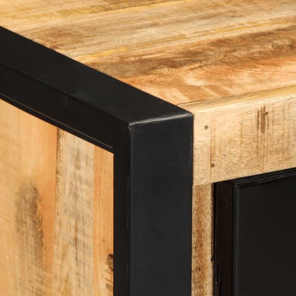 Skänk 55x35x70 cm massivt grovt mangoträ