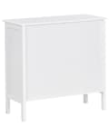 Miniatyrbilde 6 av 8: Skjenk Hvit 2-dørs Skap Oppbevaring Meditarrean Stil Minimalistisk Design