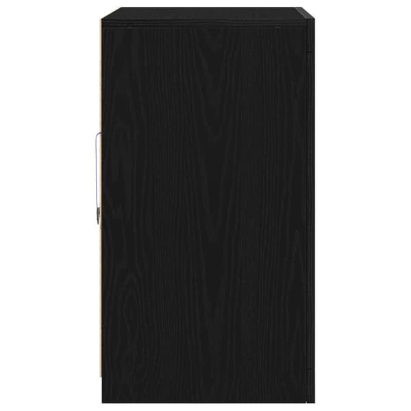 vidaXL Kattovalaisin LED-valoilla Musta Tammi 60,5x37x67 cm