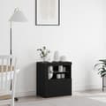 Pikkukuva 2 / 11: vidaXL Kattovalaisin LED-valoilla Musta Tammi 60,5x37x67 cm
