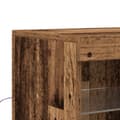 Pikkukuva 10 / 11: vidaXL Sivukaluste LED-valoilla Vanhasta Puusta 60x37x67 cm