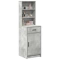 Miniatyrbillede 3 af 11: vidaXL Beton grå MDF Standard Moderne sideboard Rektangulær Nutidig