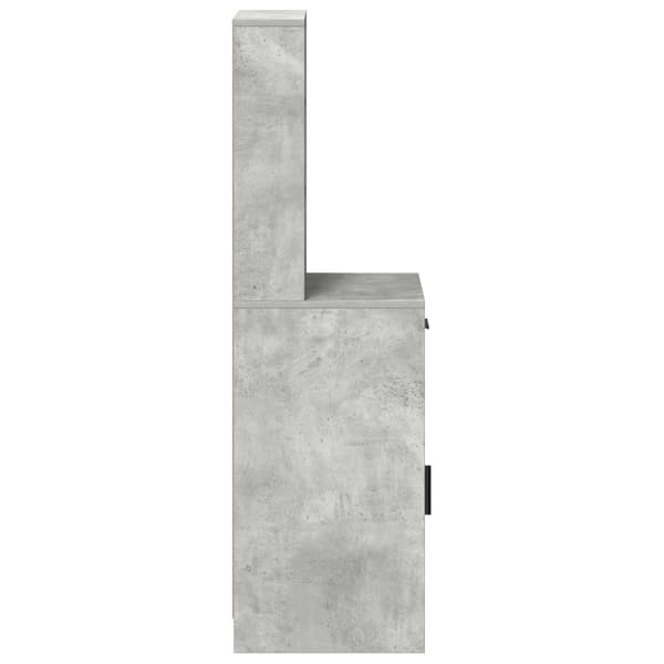 vidaXL Beton grå MDF Standard Moderne sideboard Rektangulær Nutidig