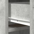 Miniatyrbillede 11 af 11: vidaXL Beton grå MDF Standard Moderne sideboard Rektangulær Nutidig
