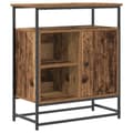 Miniatyrbilde 4 av 11: vidaXL Skjenk Gammelt Tre 69x35x80 cm Konstruert Tre og Stål