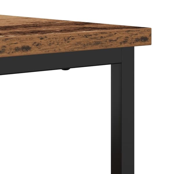 vidaXL Skjenk Gammelt Tre 69x35x80 cm Konstruert Tre og Stål