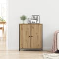 Miniatyrbillede 5 af 11: vidaXL Sideboard Artisan Egetræ Spånplade og metal Medium