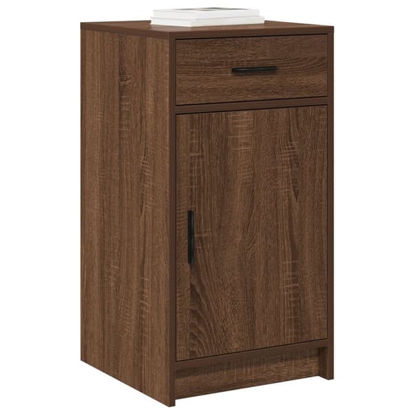vidaXL Sideboard Brun Eik 40x41x75 cm Ingeniørtre