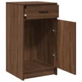 Miniatyrbilde 6 av 11: vidaXL Sideboard Brun Eik 40x41x75 cm Ingeniørtre
