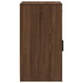 Miniatyrbilde 9 av 11: vidaXL Sideboard Brun Eik 40x41x75 cm Ingeniørtre