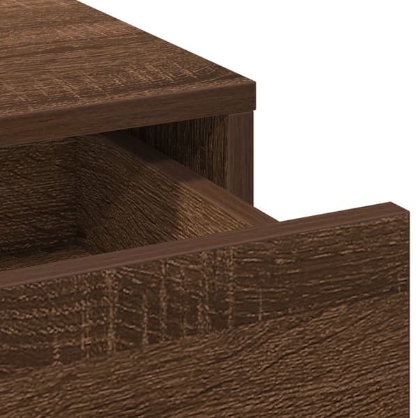 vidaXL Sideboard Brun Eik 40x41x75 cm Ingeniørtre