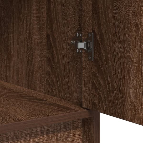vidaXL Sideboard Brun Eik 40x41x75 cm Ingeniørtre