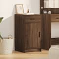 Miniatyrbilde 2 av 11: vidaXL Sideboard Brun Eik 40x41x75 cm Ingeniørtre