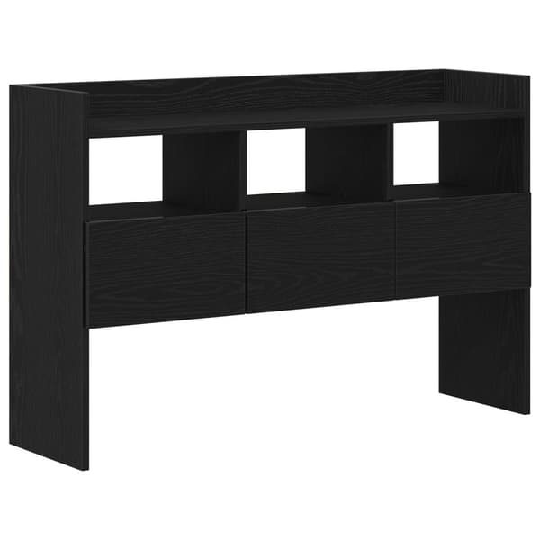vidaXL Musta Tammi Sivupöytä 105x30x70 cm