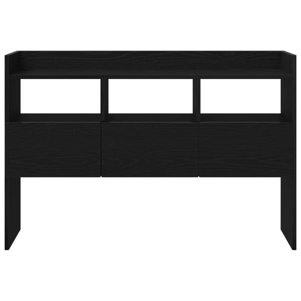 vidaXL Musta Tammi Sivupöytä 105x30x70 cm