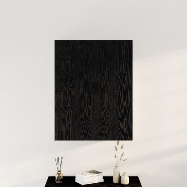 vidaXL Vegghengtskap Svart Eik 69,5x34x90 cm Laget av Tre