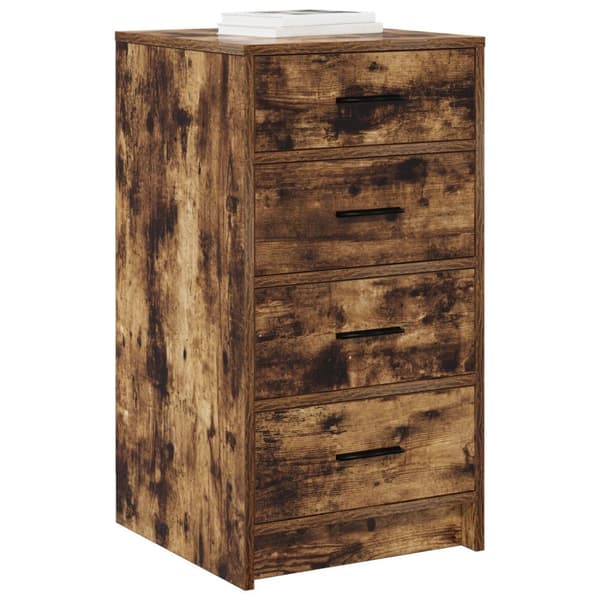 vidaXL Kabinett Røkt Eik 40x41x75 cm Tre