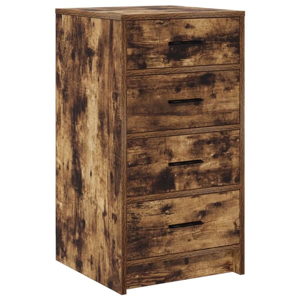 vidaXL Kabinett Røkt Eik 40x41x75 cm Tre