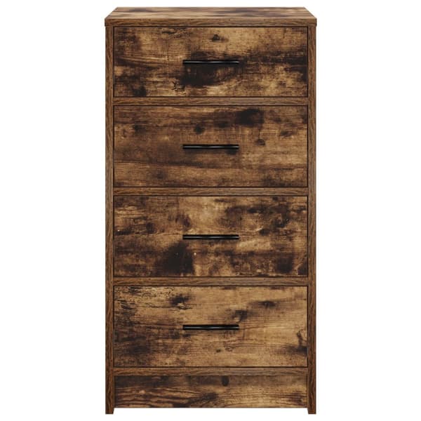 vidaXL Kabinett Røkt Eik 40x41x75 cm Tre