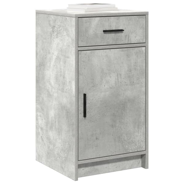 vidaXL Sideboard Betonggrå 40x41x75 cm Konstruert Tre