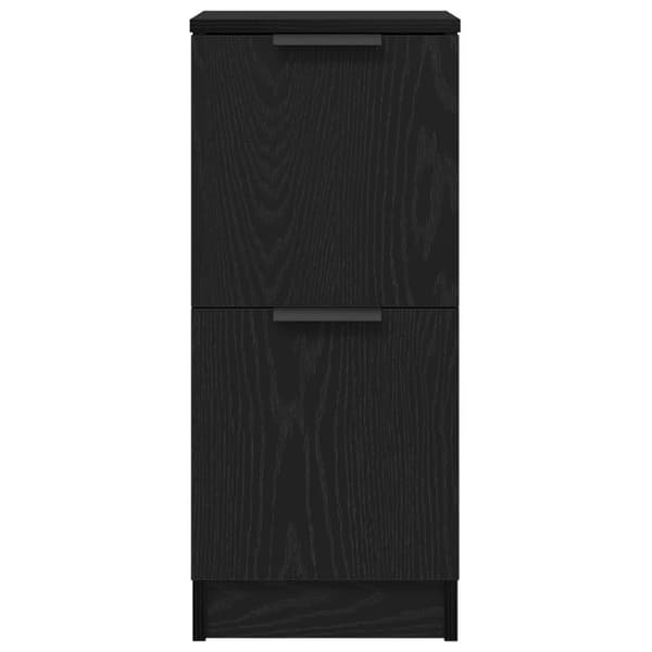 vidaXL Svart Eik Sideboard - 30x30x70 cm
