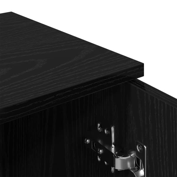 vidaXL Svart Eik Sideboard - 30x30x70 cm