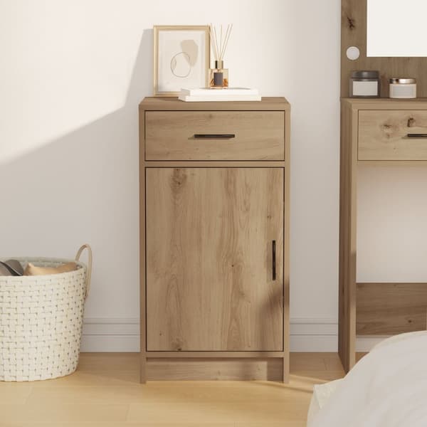 vidaXL Sideboard Artisan Eik 40x41x75 cm Konstruert tre