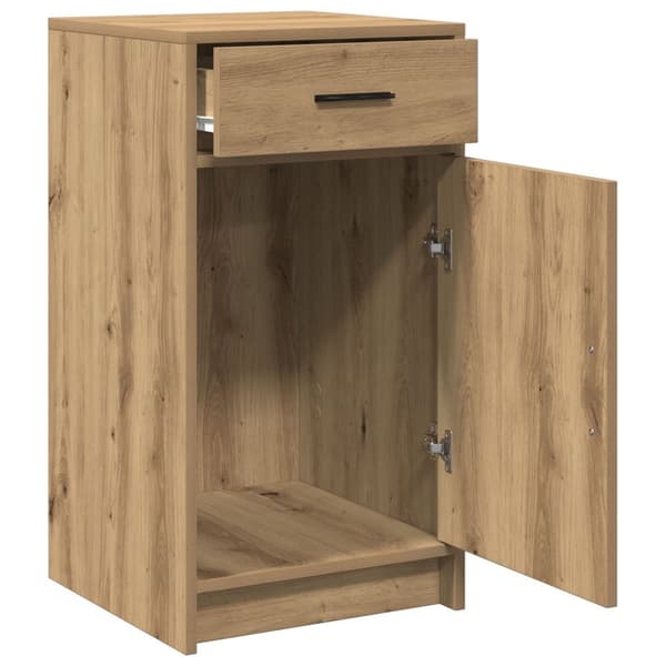 vidaXL Sideboard Artisan Eik 40x41x75 cm Konstruert tre