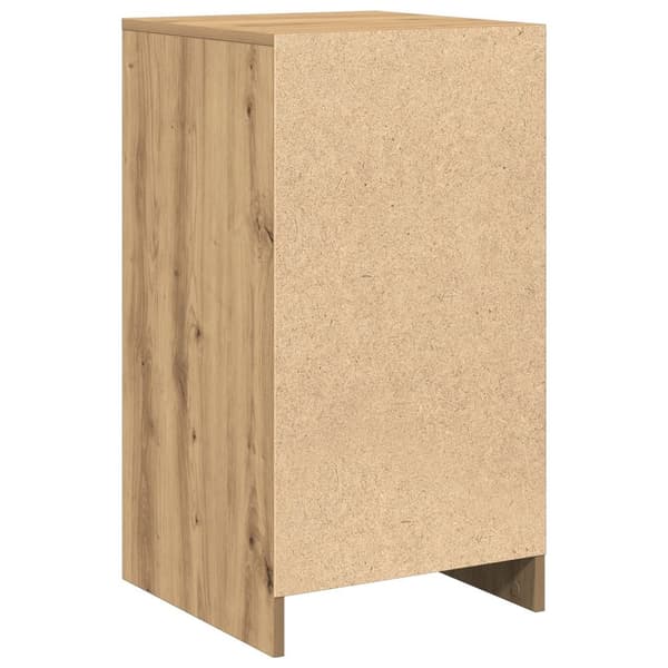 vidaXL Sideboard Artisan Eik 40x41x75 cm Konstruert tre