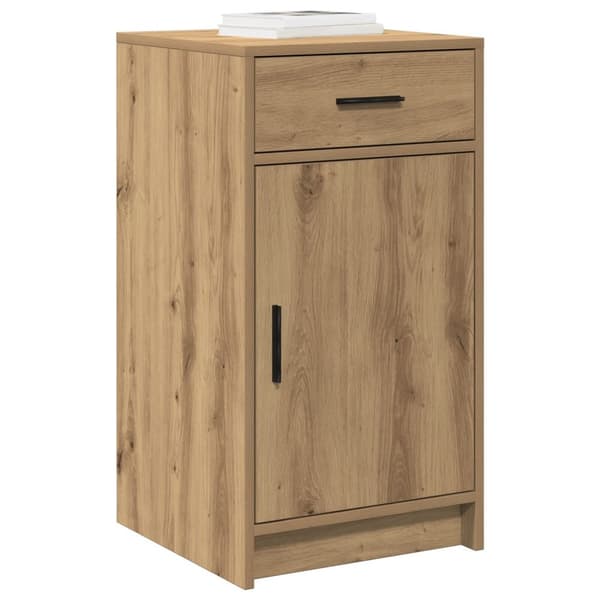 vidaXL Sideboard Artisan Eik 40x41x75 cm Konstruert tre