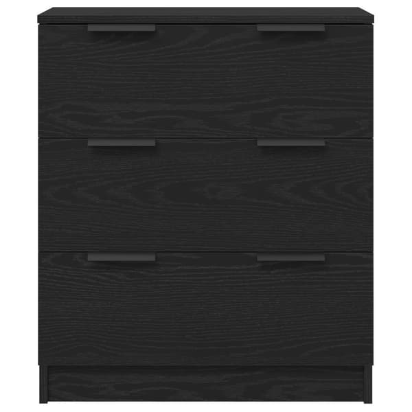 vidaXL Svart Eik Skap 60x30x70 cm Konstruert Tre