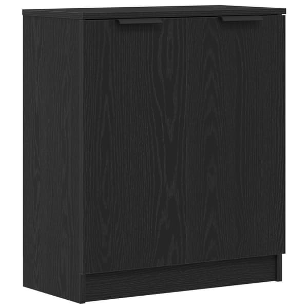 vidaXL Sideboard Sort Eg Konstrueret træ Standard Sideboard Møbler
