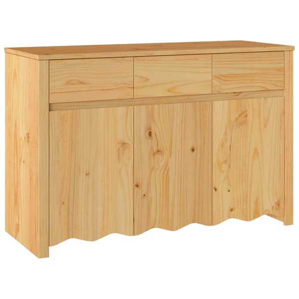 vidaXL Sivupöytä "DRAMMEN" 114x43x75,5 cm Kiinteä Puulima