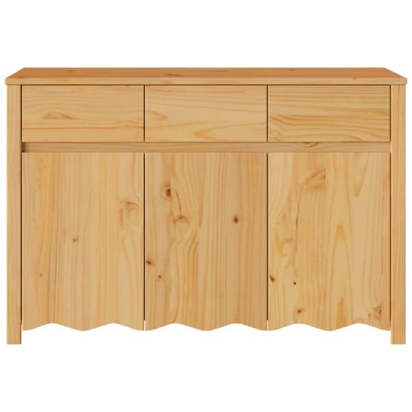 vidaXL Sivupöytä "DRAMMEN" 114x43x75,5 cm Kiinteä Puulima