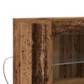 Miniatyrbilde 9 av 11: vidaXL skap med LED lys gammelt tre 81x37x67 cm