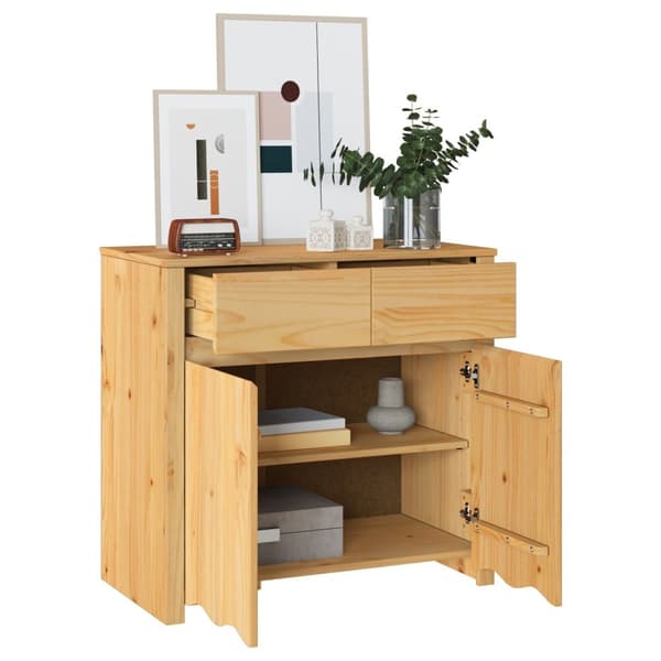 vidaXL Sideboard ""DRAMMEN"" 79x43x75,5 cm Solid Tre Furu