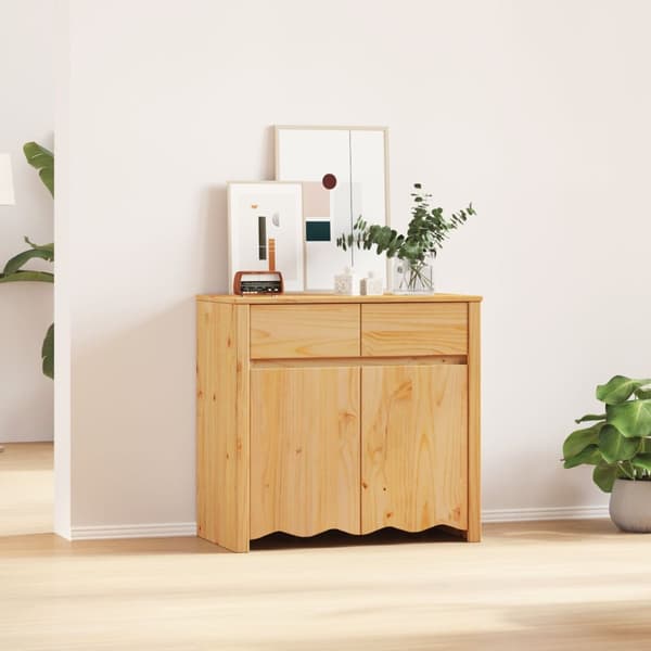 vidaXL Sideboard ""DRAMMEN"" 79x43x75,5 cm Solid Tre Furu