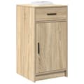 Miniatyrbilde 3 av 11: vidaXL Sideboard Sonoma Eik 40x41x75 cm Ingeniørtre