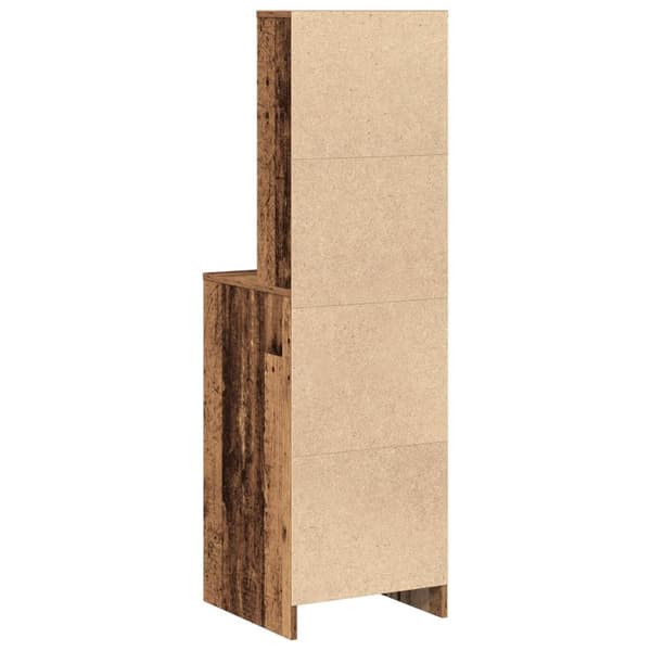 vidaXL korkeakaappi vanhasta puusta 40x41x135 cm teknisesti valmistettua puuta