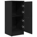 Miniatyrbilde 6 av 11: vidaXL Sideboards 2 stk i Svart Eik, 30x30x70 cm, Laget av Konstruert Tre