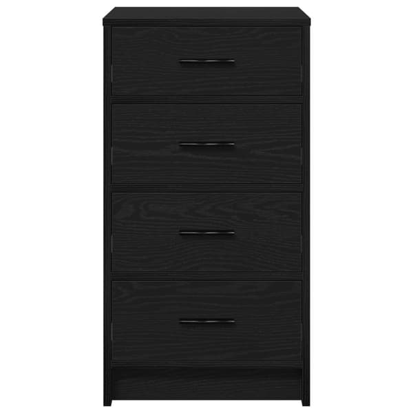 vidaXL skjenk svart eik 40x41x75 cm konstruert tre