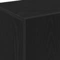 Pikkukuva 10 / 11: vidaXL Highboard mustasta tammesta, 70x31x115 cm, valmistettu teknisestä puusta