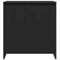 Miniatyrbild 9 av 11: vidaXL Sideboard Set av 2 Svart ek Konstruerat trä Stor Buffé