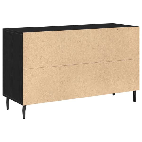 vidaXL Sideboard Sort Eik 100x36x60 cm Ingeniørfat