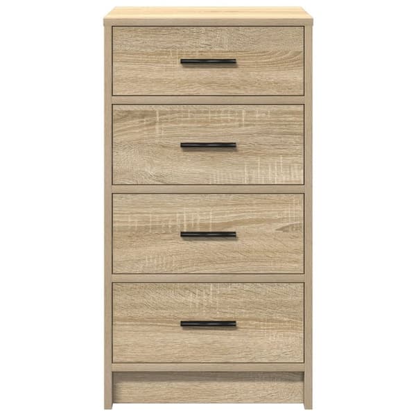 vidaXL Sonoma eg Konstrueret træ Medium Moderne sideboard Rektangulær