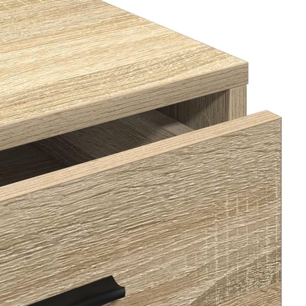 vidaXL Sonoma eg Konstrueret træ Medium Moderne sideboard Rektangulær